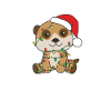 Suricate Noël Hiver Animaux Suricate