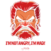 I'm not angry, I'm crazy