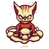 Chat effrayant