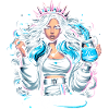 Stylish Aquarius Zodiac Design