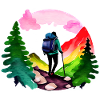 Hiking Mountain Hiking Mountain Hiking