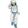 Zombie Halloween Astronaut