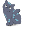 Cat in Vertical Pose
