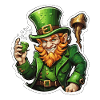 Leprechaun / Leprechaun / Vert / Gingembre / Irlande