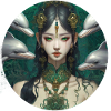 Asian,Gothic,Dolphins,Green Eyes,Anime