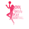 Cool Girls play Basketball Mädchen