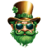Leprechaun / Leprechaun / Vert / Gingembre / Irlande
