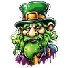 Leprechaun / Leprechaun / Vert / Gingembre / Irlande