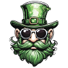 Leprechaun / Leprechaun / Vert / Gingembre / Irlande