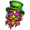 Leprechaun / Leprechaun / Vert / Gingembre / Irlande