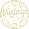 Vintage 1976 fødselsdagsgave 1976
