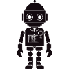 Robot silhouette