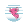 Axolotl drôle Axolotl mignon