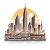 Modern city skyline