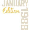 Geburtstagsgeschenk geboren im Januar 1988 - 1988