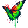 Farbenfroher Schmetterling