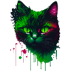 Schwarze Katze