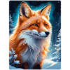 Winterlandschaft Fuchs 1.6