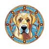 Kangal Hunderasse Buntes Aquarell