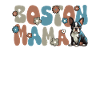 Boston Terrier Groovy Boston Mom