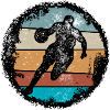 Retro Court Silhouette
