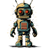 Retro Style Robot