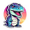 Tyrannosaurus Rex Dinosaur Illustration