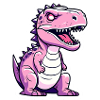 Tyrannosaurus Rex Dinosaur Illustration