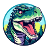 Tyrannosaurus Rex Dinosaur Illustration