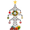 Christmas Power Pole