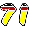 71 Number Symbol Germany