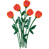 Romantischer Blumenstrauß