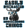 Easily Distracted Funny Moose Moose