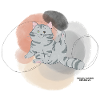 🐾 Grau getigerte Katze🐱