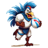 Rugby France Rooster Rugby Ball Player Sports Fan
