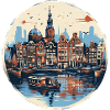 Amsterdam Harbour Historic Architecture