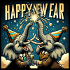 New Year's Eve Elephant Bump