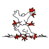 Springendes Huhn