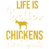Goats & Chickens Funny Goat Lover
