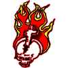 Skull with cross