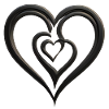 Elegant Heart: Love in Drawing