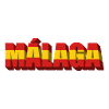 MALAGA Spain flag colors