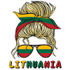 Lietuva Lituanie Drapeau Filles Lituanien Fille Enfants