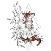 Floral Fox Ornamental Geometry