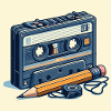 Pencil and cassette