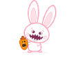 What does the carrot say?