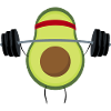 Avocado Weightlifting - Lifting Bodybuilder