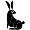 Drôle de lapin noir