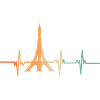 Eiffel Tower heartbeat