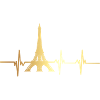 Eiffel Tower heartbeat